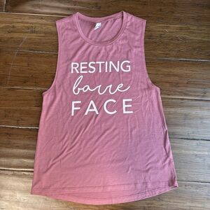 Resting Barre Face Tank